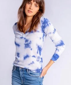 PJ Salvage Blue Tide Long Sleeve Top