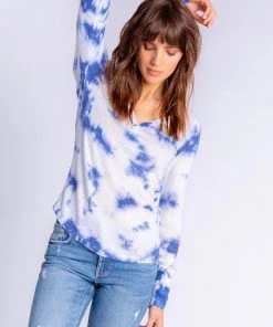 PJ Salvage Blue Tide Long Sleeve Top