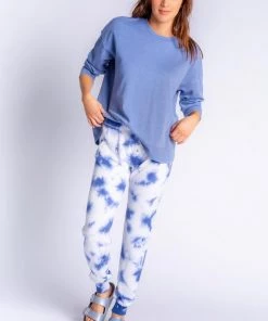 PJ Salvage Blue Tide Jammie Pant 7 PJ Salvage Blue Tide Jammie Pant