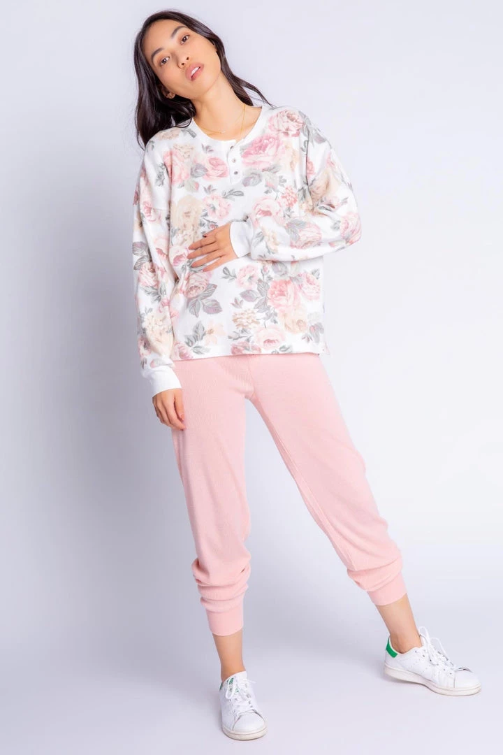 PJ Salvage Retro Rose Long Sleeve Top 4 PJ Salvage Retro Rose Long Sleeve Top