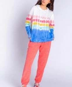 PJ Salvage Rainbow Sunsets - Tie Dye Hoodie