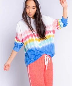 PJ Salvage Rainbow Sunsets - Tie Dye Hoodie