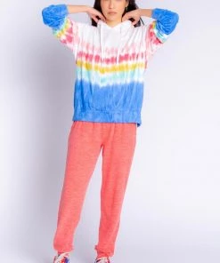 PJ Salvage Rainbow Sunsets - Tie Dye Hoodie