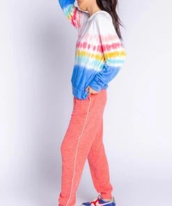 PJ Salvage Rainbow Sunsets - Tie Dye Hoodie