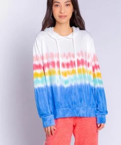 PJ Salvage Rainbow Sunsets - Tie Dye Hoodie