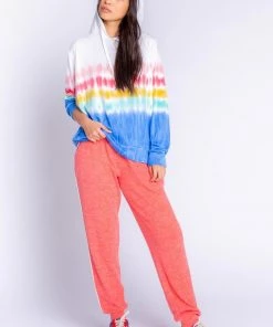 PJ Salvage Rainbow Sunsets - Tie Dye Hoodie