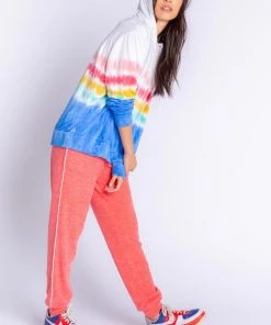 PJ Salvage Rainbow Sunsets - Tie Dye Hoodie