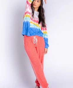 PJ Salvage Rainbow Sunsets - Tie Dye Hoodie