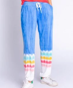 PJ Salvage Rainbow Sunsets - Tie Dye Banded Pant