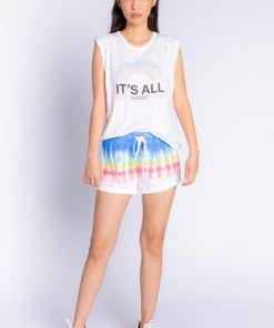 PJ Salvage Rainbow Sunsets - Tie Dye Short