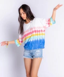 PJ Salvage Rainbow Sunsets - Tie Dye Short Sleeve T-Shirt