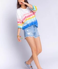 PJ Salvage Rainbow Sunsets - Tie Dye Short Sleeve T-Shirt