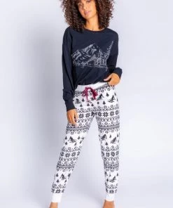 PJ Salvage Ski Club Fairisle Jammie Pant