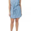 Yoga Jeans Sleeveless Shirt Dress - Santorini * Last Chance