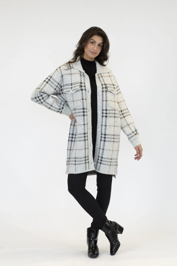 Lyla + Luxe Stanley Plaid Jacket With Double Pocket Women's Outerwear 5 Lyla + Luxe Stanley Plaid Jacket With Double Pocket Women's Outerwear