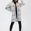 Lyla + Luxe Stanley Plaid Jacket With Double Pocket Women's Outerwear 1 Lyla + Luxe Stanley Plaid Jacket With Double Pocket Women's Outerwear