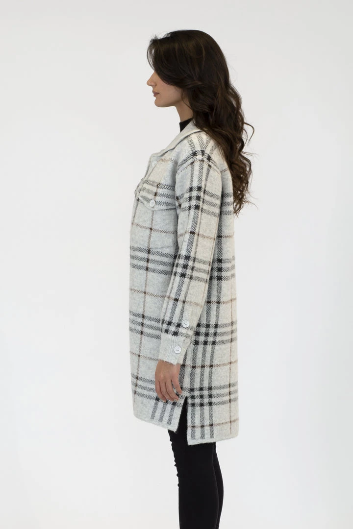 Lyla + Luxe Stanley Plaid Jacket With Double Pocket Women's Outerwear 4 Lyla + Luxe Stanley Plaid Jacket With Double Pocket Women's Outerwear