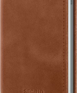 Secrid Slim Wallet - Vintage Cognac Silver