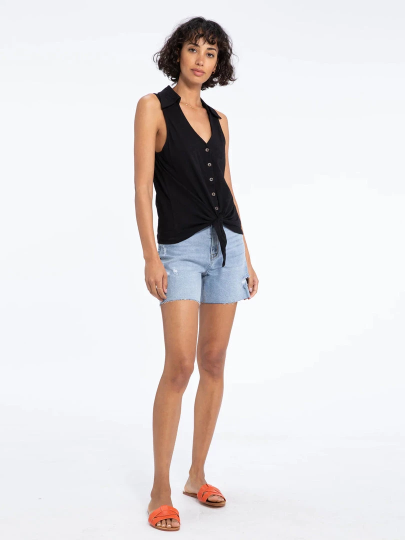 Sanctuary Amuse Tie Front Tee 4 Sanctuary Amuse Tie Front Tee