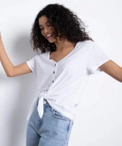 Sanctuary By My Side Tie Tee Women