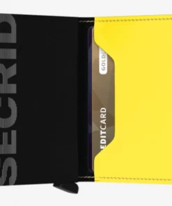 Accessories Secrid Slim Wallet - Matte Black-Yellow