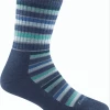 Darn Tough Women's Decade Stripe Micro Crew Midweight With Cushion