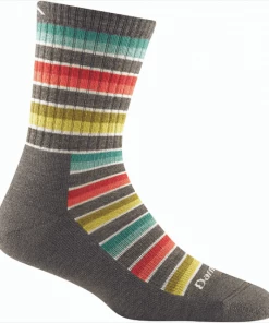 Darn Tough Women's Decade Stripe Micro Crew Midweight With Cushion