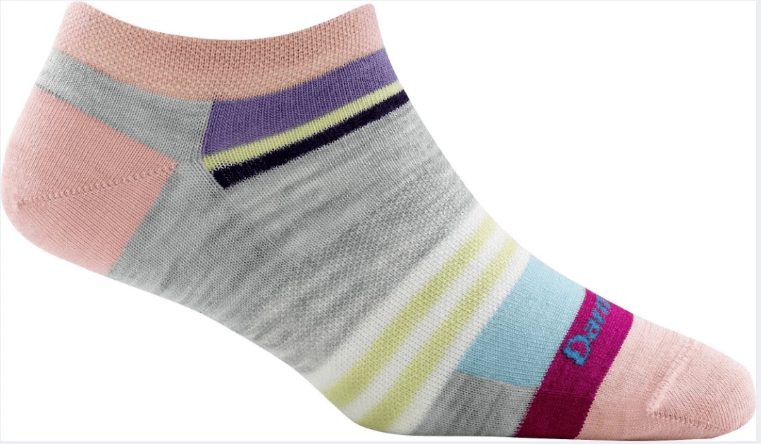 Darn Tough Women's Modern Stripe No Show Light Sock 4 Darn Tough Women's Modern Stripe No Show Light Sock