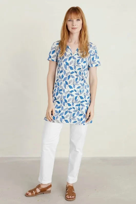 Women Sea Salt Artist's Palette V-Neck Tunic 3 Women Sea Salt Artist's Palette V-Neck Tunic