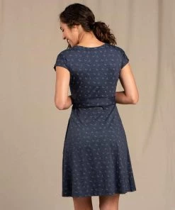 Toad & Co. Toad&Co Women's Cue Wrap Short Sleeve Dress * Last Chance