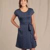 Toad & Co. Toad&Co Women's Cue Wrap Short Sleeve Dress * Last Chance