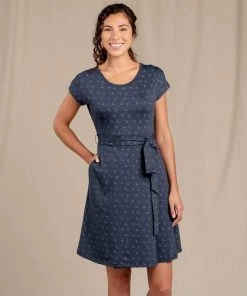 Toad & Co. Toad&Co Women's Cue Wrap Short Sleeve Dress * Last Chance