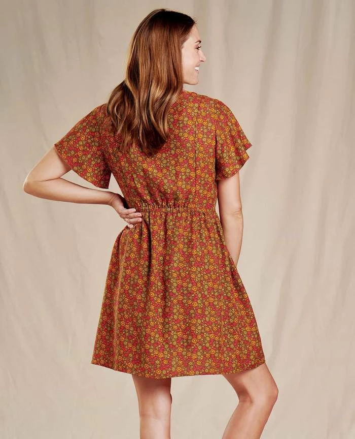 Toad & Co. Toad&Co Women's Hillrose Button-Up Short Sleeve Dress * Last Chance 4 Toad & Co. Toad&Co Women's Hillrose Button-Up Short Sleeve Dress * Last Chance