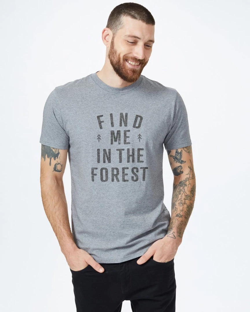 Ten Tree Men's Find Me In The Forest T-Shirt 4 Ten Tree Men's Find Me In The Forest T-Shirt