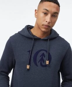 Ten Tree Men's Flocked Logo Hoodie