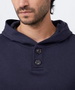 TEN TREE Tentree Men's Treefleece 1/4 Button Hoodie
