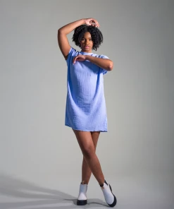 Velvet Hanna Cotton Slub Mix Dress Women