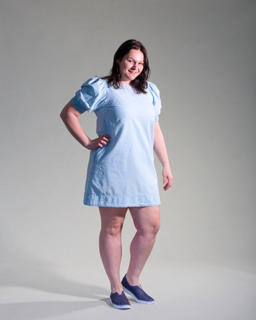 Velvet Naomi Chambray Shift Dress 8 Velvet Naomi Chambray Shift Dress