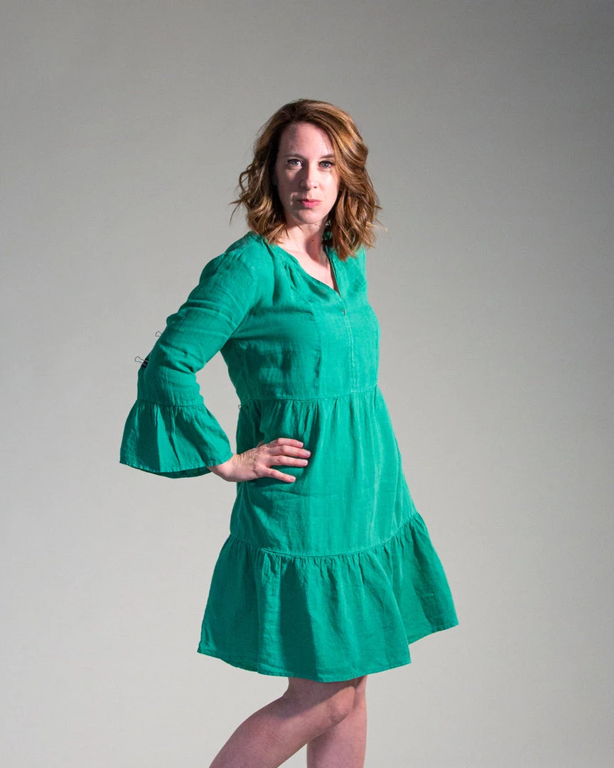 Velvet Aurora Lined Tiered Dress Women 5 Velvet Aurora Lined Tiered Dress Women