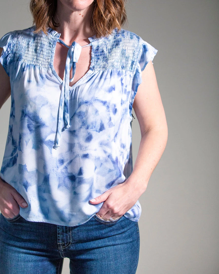 Women Bella Dahl Sleeveless Smocked Ruffle Top 4 Women Bella Dahl Sleeveless Smocked Ruffle Top