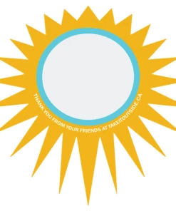 Accessories Take It Outside Name-tag Sticker