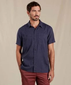 Toad&Co Toad & Co. Toad & Co Men's Taj Hemp Short Sleeve Shirt