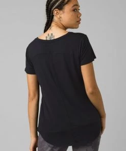 PrAna Women's Foundation Short Sleeve V-Neck