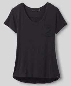 PrAna Women's Foundation Short Sleeve V-Neck