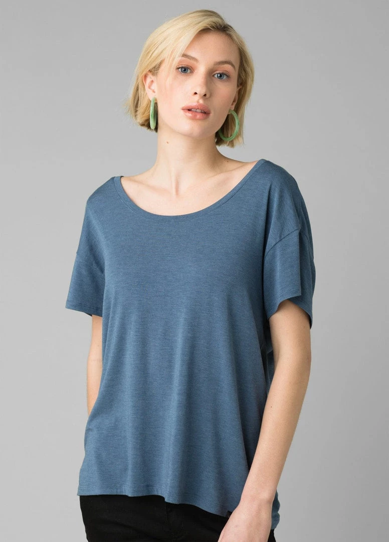 PrAna Women's Short Sleeve Foundation Slouch Top * Last Chance 6 PrAna Women's Short Sleeve Foundation Slouch Top * Last Chance