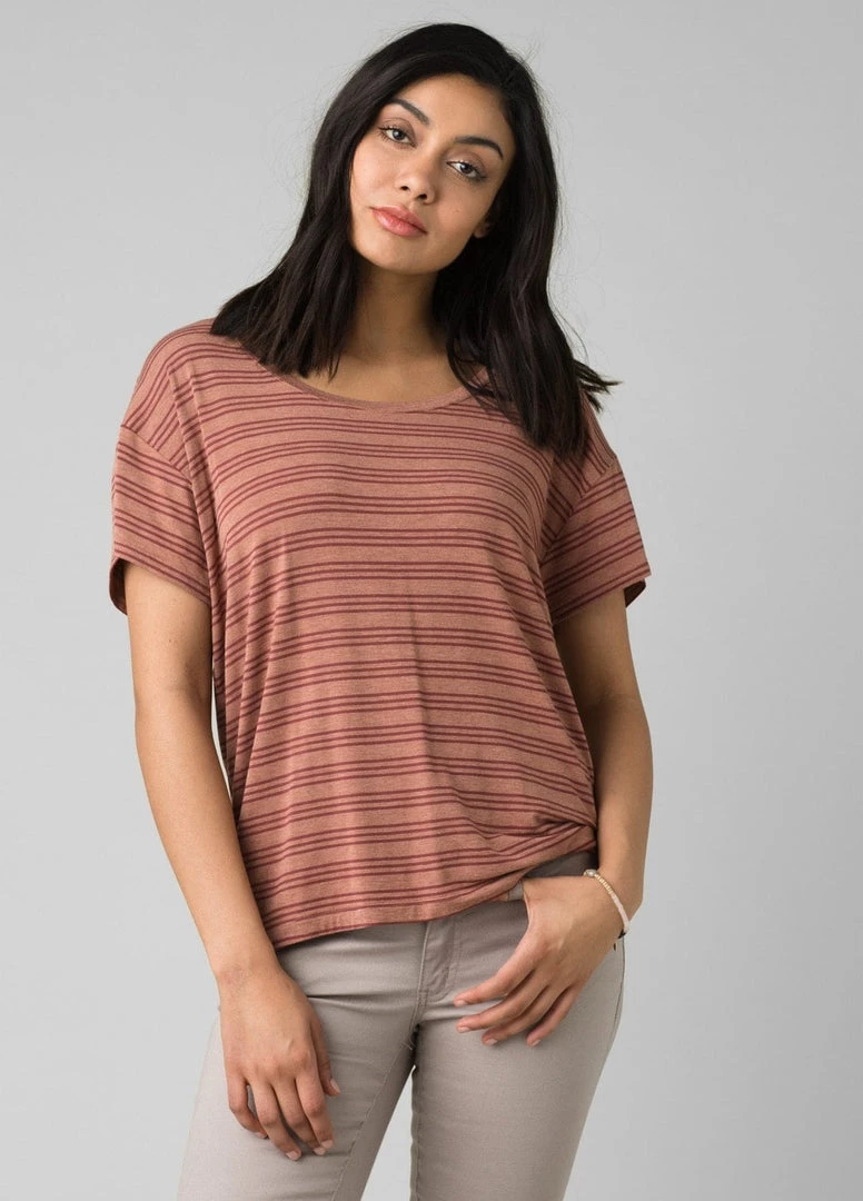 PrAna Women's Short Sleeve Foundation Slouch Top * Last Chance 3 PrAna Women's Short Sleeve Foundation Slouch Top * Last Chance