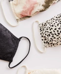 Z Supply Bolt & Tie Dye Face Masks (4-Pack)