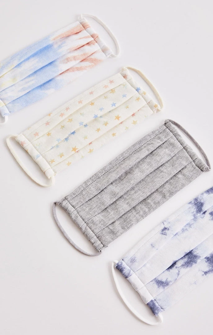 Z Supply Dip Tie-Dye & Stars Face Mask (4-Pack) 6 Z Supply Dip Tie-Dye & Stars Face Mask (4-Pack)