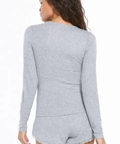 Z Supply Women's Go To Long Sleeve Top