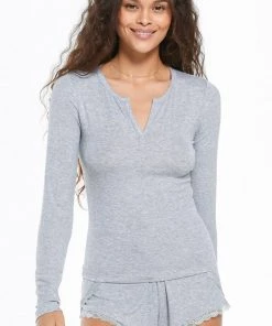 Z Supply Women's Go To Long Sleeve Top
